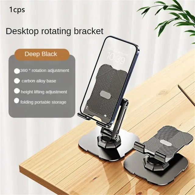 Mobile desktop stand rotatable foldable TV series tablet phone stand - Image 8