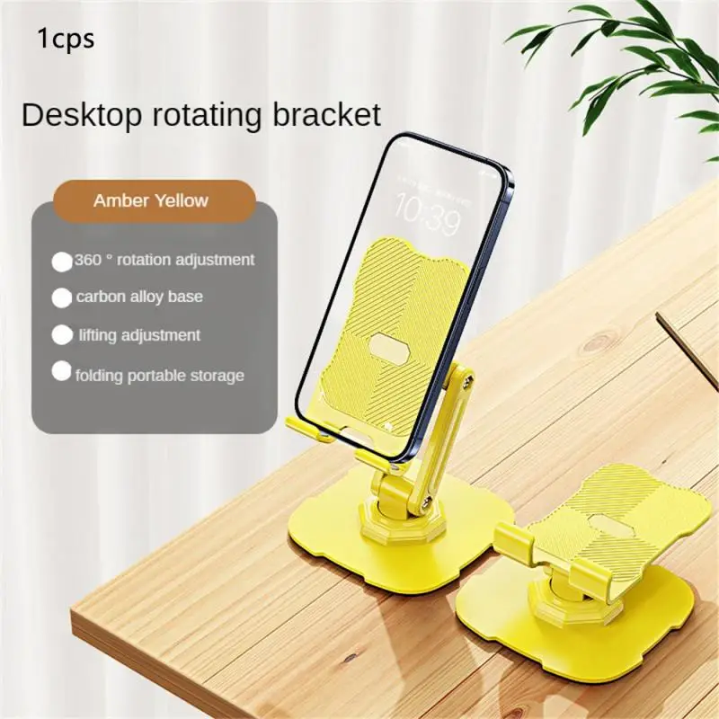 Mobile desktop stand rotatable foldable TV series tablet phone stand - Image 6
