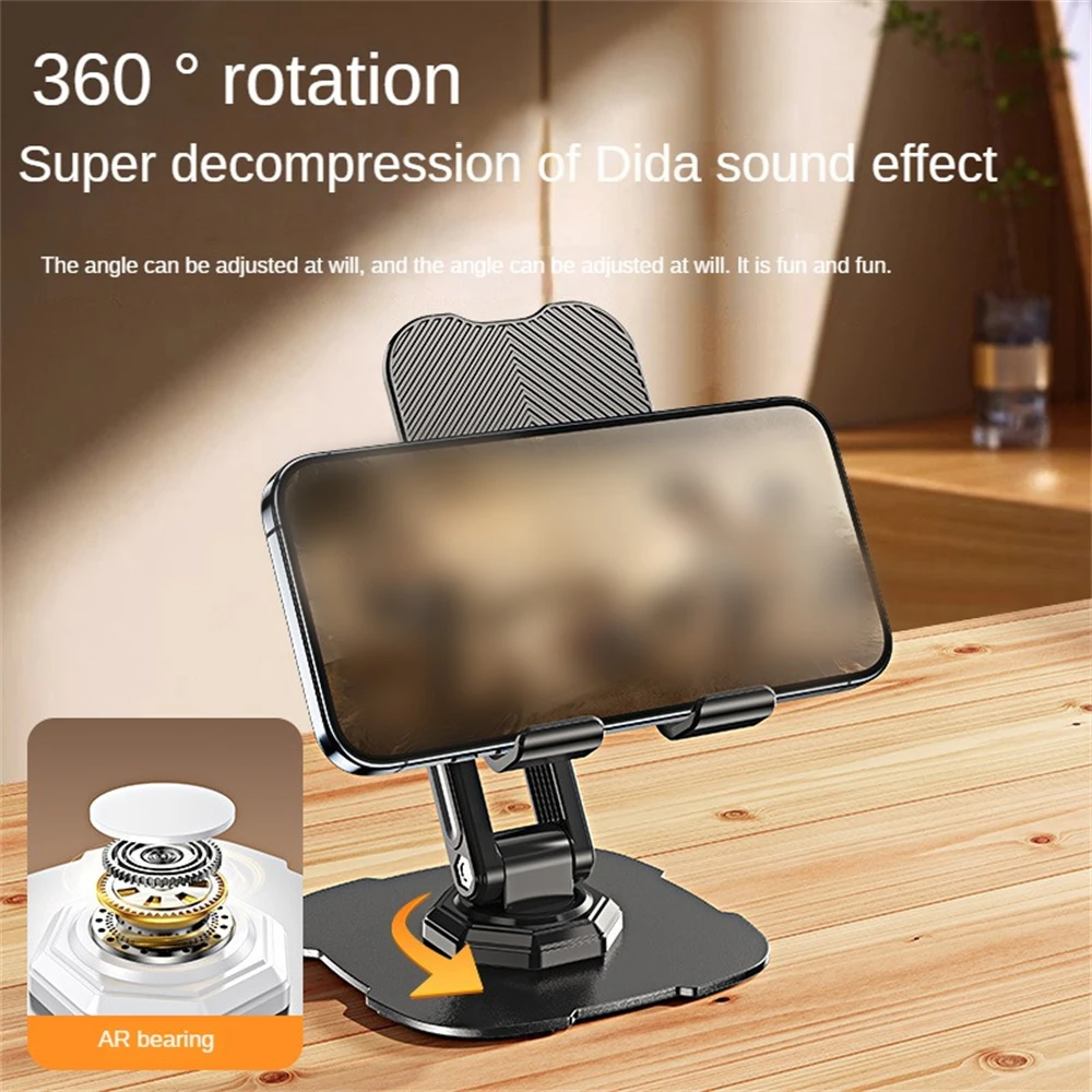 Mobile desktop stand rotatable foldable TV series tablet phone stand - Image 5