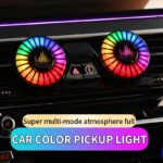 Car aromatherapy air outlet atmosphere light Car sound pickup light Car perfume voice-controlled rhythm light