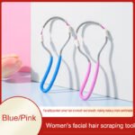 Facial hair removal device with twisted hair removal device lip hair removal device facial hair removal device