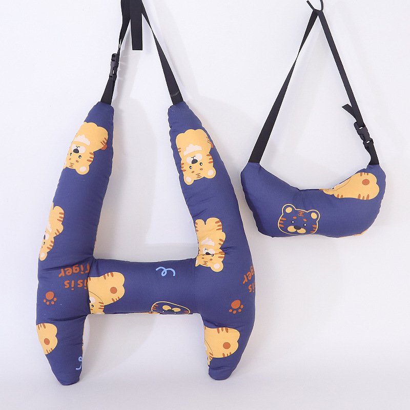 Car Sleeping Pillow Dual purpose Cotton Breathable Summer Car Adult Adult Children Washed Pillow Interior Supplies - Image 10