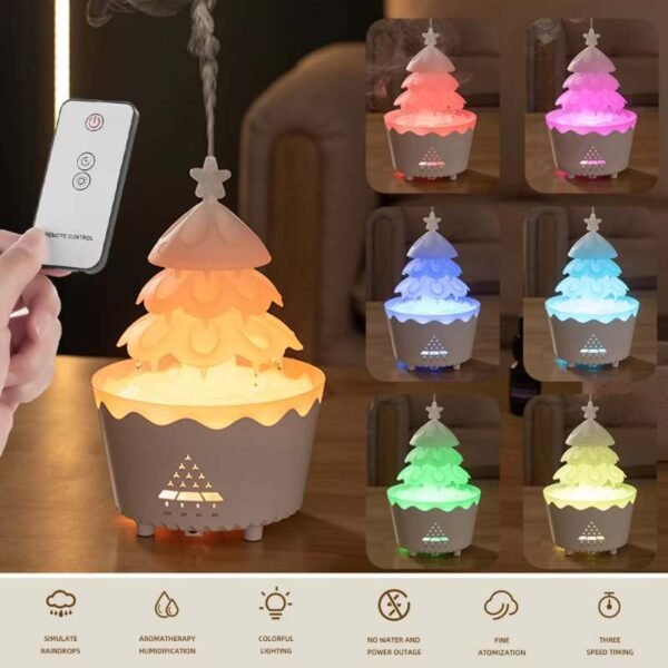 Essential Oil Aroma Diffuser Household Mute Small Remote Control Humidifier Suitable For Home Christmas Gift