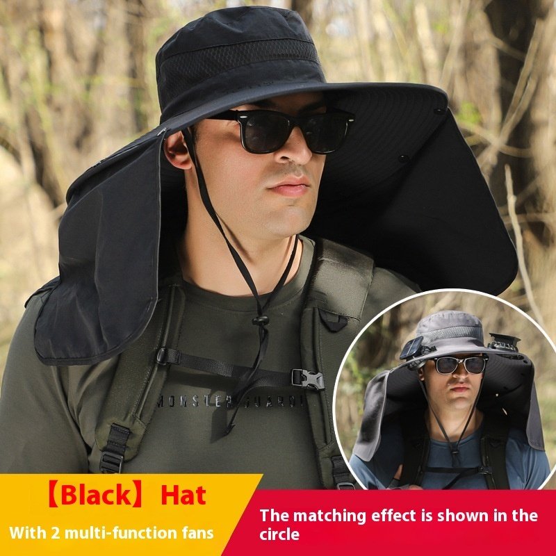 Outdoor Fan Hat Multi-purpose Rechargeable Wind - Image 8