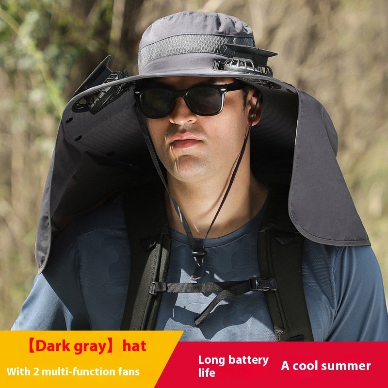 Outdoor Fan Hat Multi-purpose Rechargeable Wind - Image 7