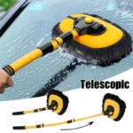 Car Wash Mop Cleaning Brush Telescoping Long Handle Cleaning Mop Retractable Bent Bar Car Wash Brush Car Cleaning Tools