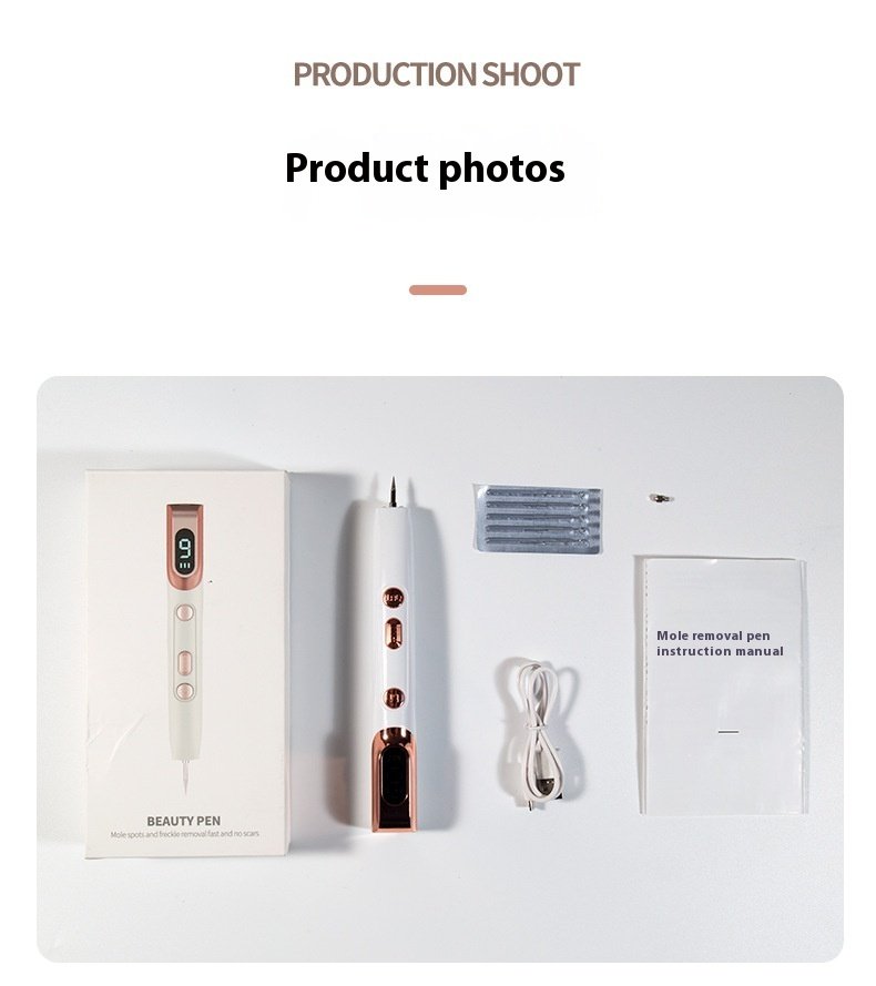 Small White Artifact Beauty Salon Blue Light Repair Electric Mole Removal Pen - Image 3