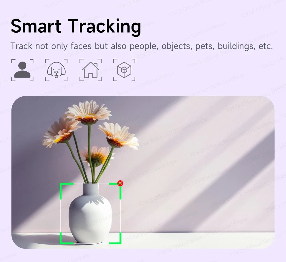 AI Face Tracking Handheld Gimbal Stabilizer 360° Rotation Shoot Selfie Stick Tripod for Mobile Phone, 1/4'' Screw for Camera