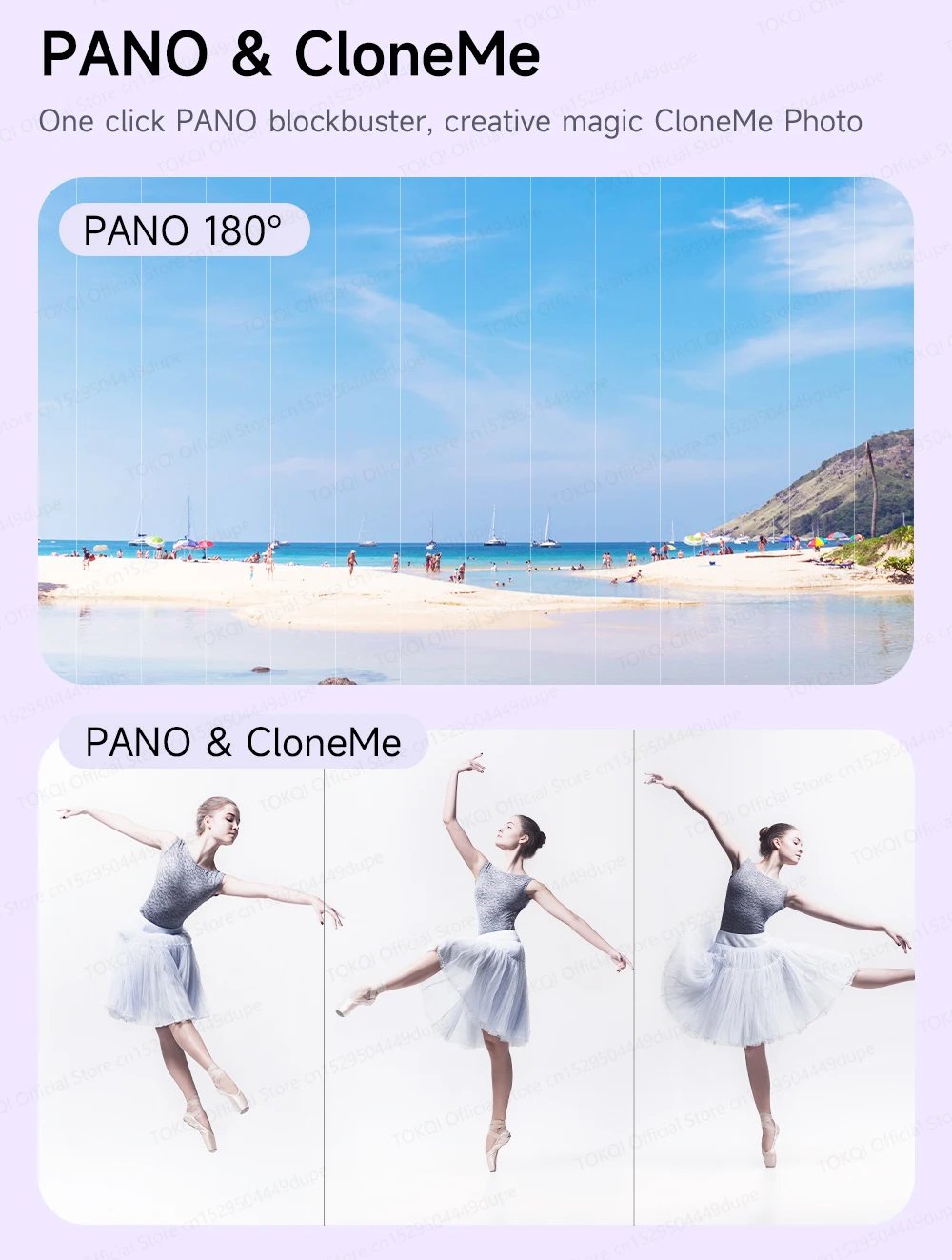 AI Face Tracking Handheld Gimbal Stabilizer 360° Rotation Shoot Selfie Stick Tripod for Mobile Phone, 1/4'' Screw for Camera