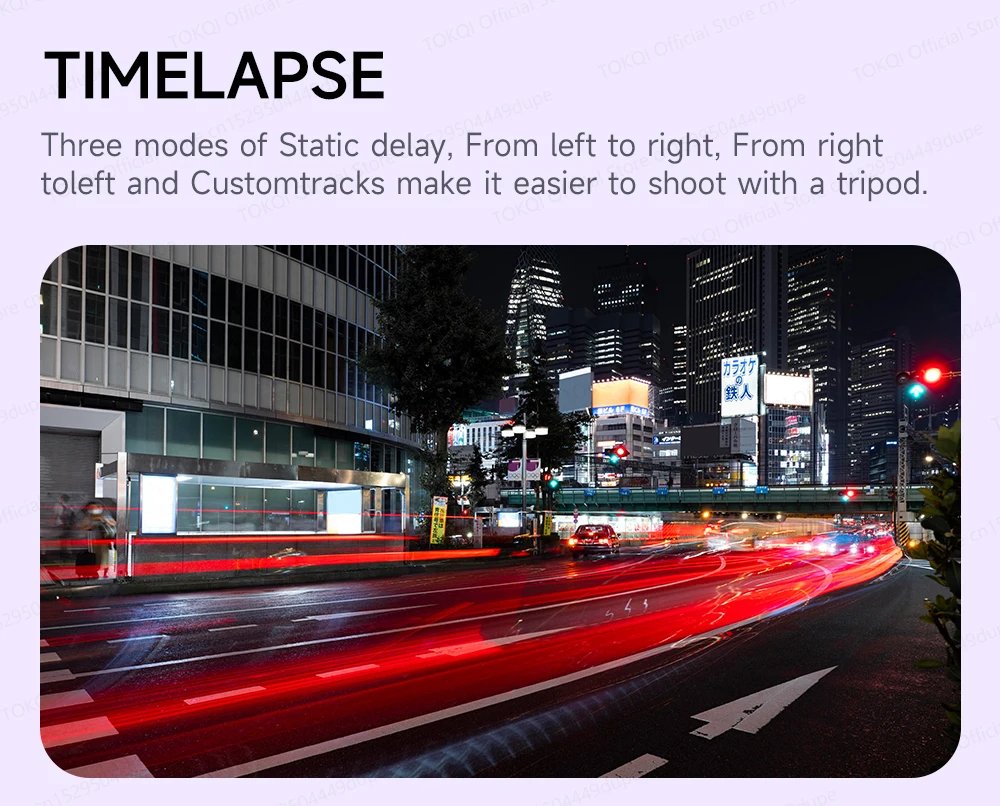 AI Face Tracking Handheld Gimbal Stabilizer 360° Rotation Shoot Selfie Stick Tripod for Mobile Phone, 1/4'' Screw for Camera