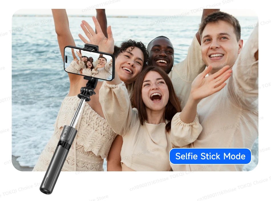 Selfie Stick Tripod Phone Stand Portable Mini Tripod with Wireless Bluetooth for Android and iPhone Cell phones Shoot Vlog