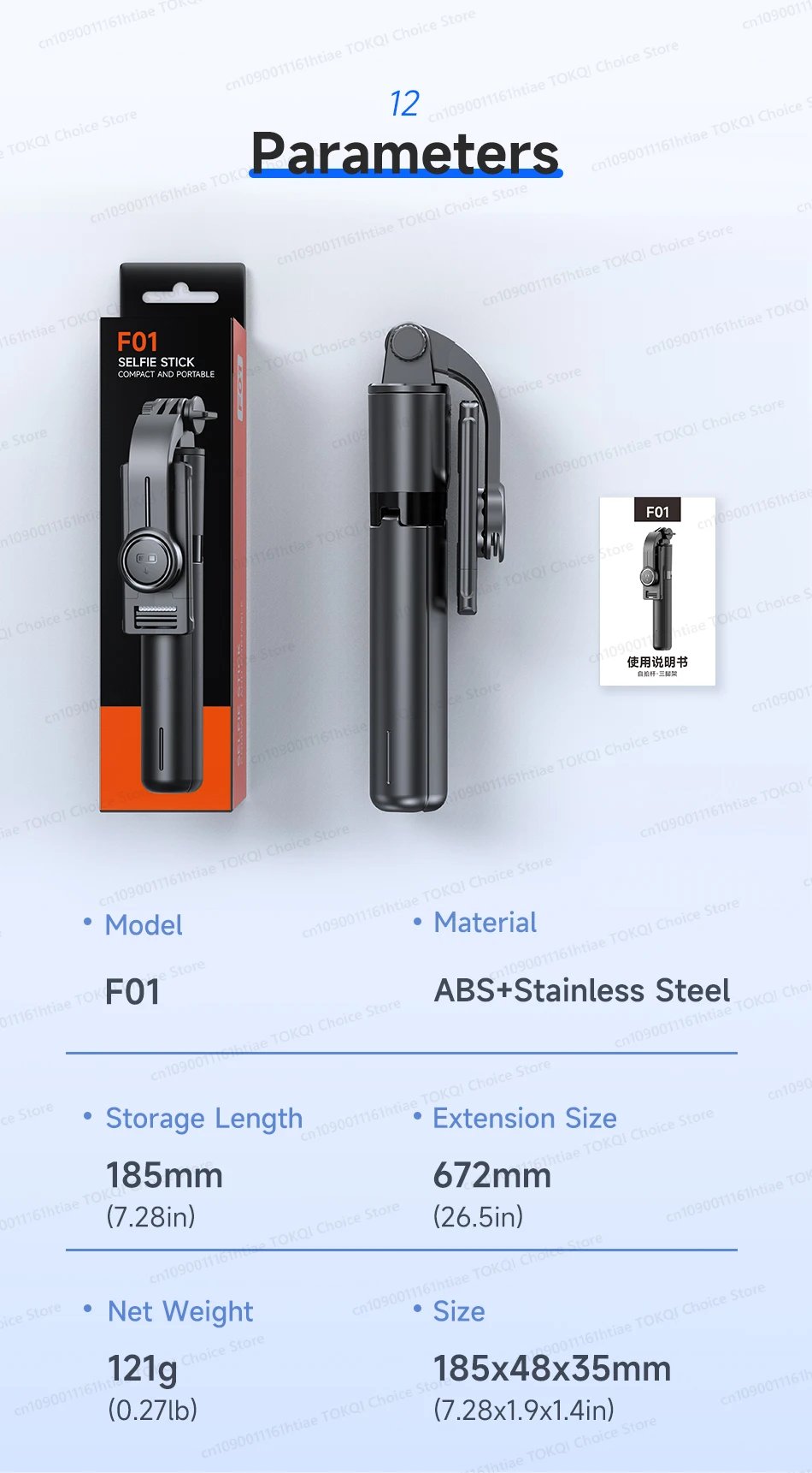 Selfie Stick Tripod Phone Stand Portable Mini Tripod with Wireless Bluetooth for Android and iPhone Cell phones Shoot Vlog