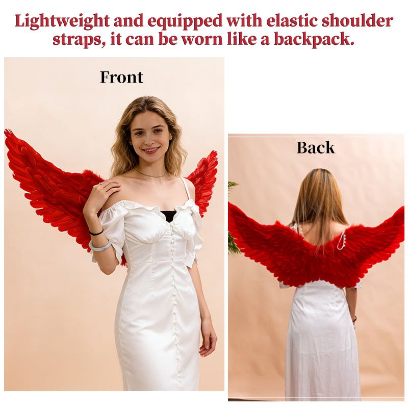 Valentine's Day Bow Arrow Set with Red Feather Wings, Wedding Party Cupid Cosplay Props, Photobooth Props, DIY Party Supplies - Image 6