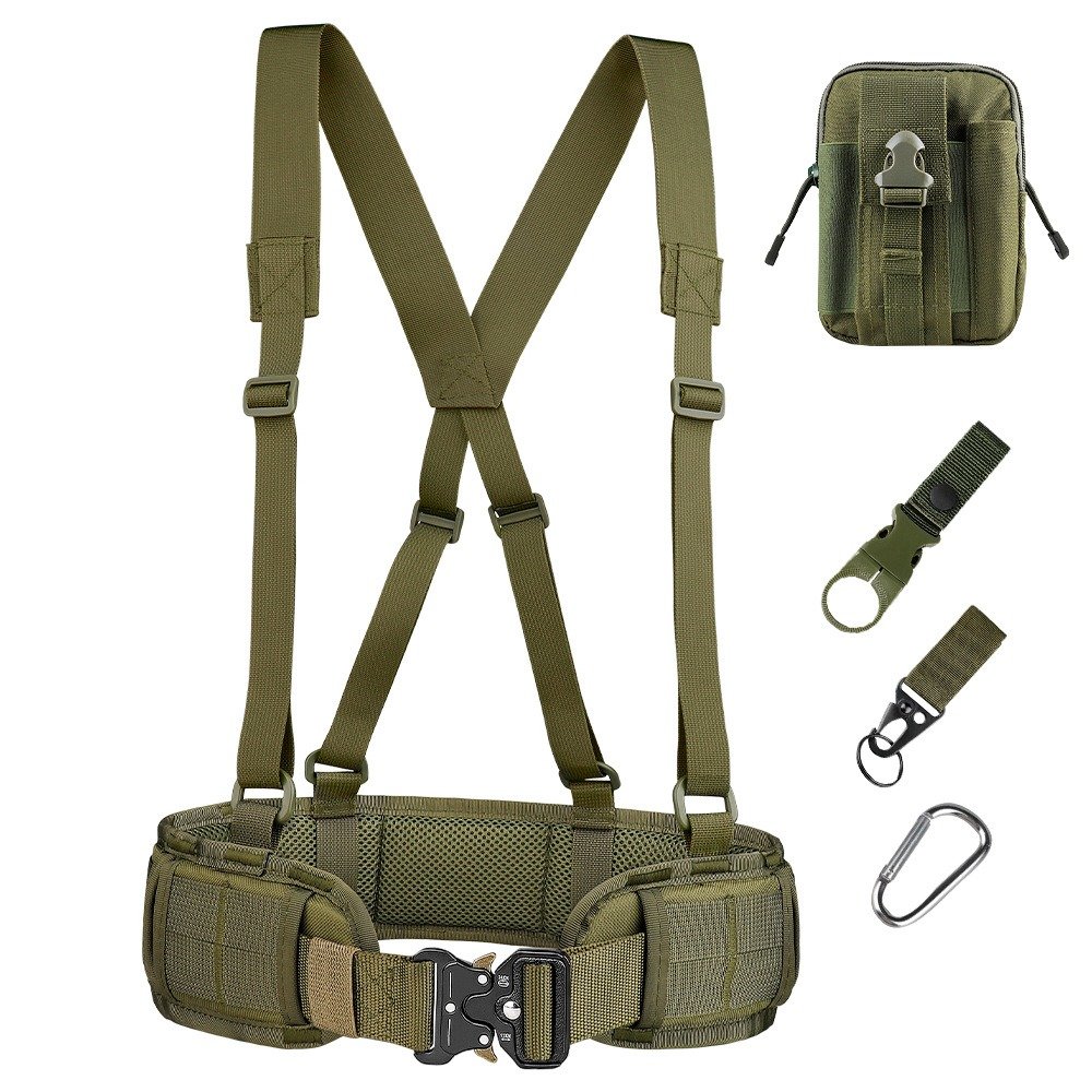 Multi Functional Quick Disassembly Tactical Belt Waist Cover Outdoor Training Cobra Belt Nylon Waist Belt Suit - Image 7