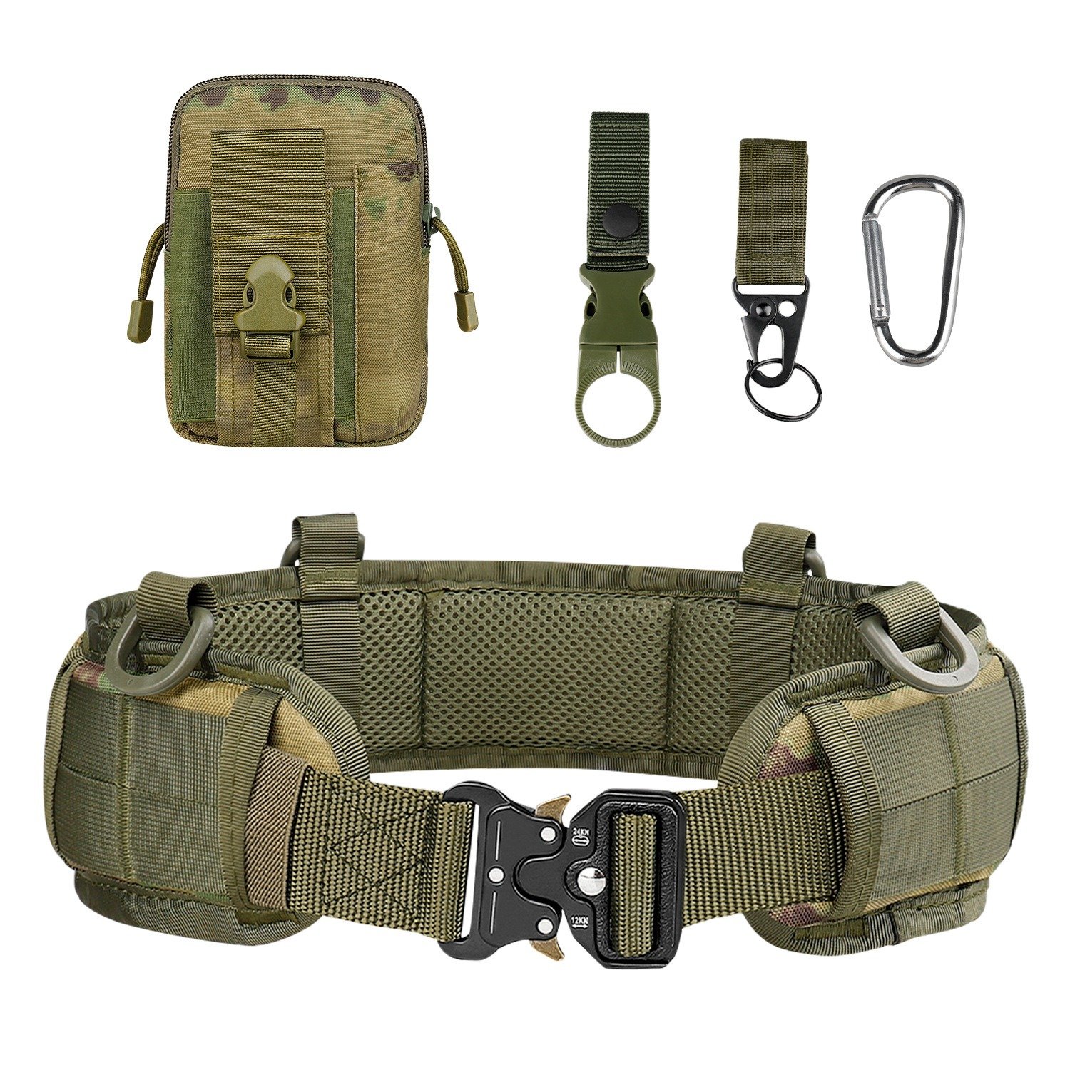 Multi Functional Quick Disassembly Tactical Belt Waist Cover Outdoor Training Cobra Belt Nylon Waist Belt Suit - Image 39