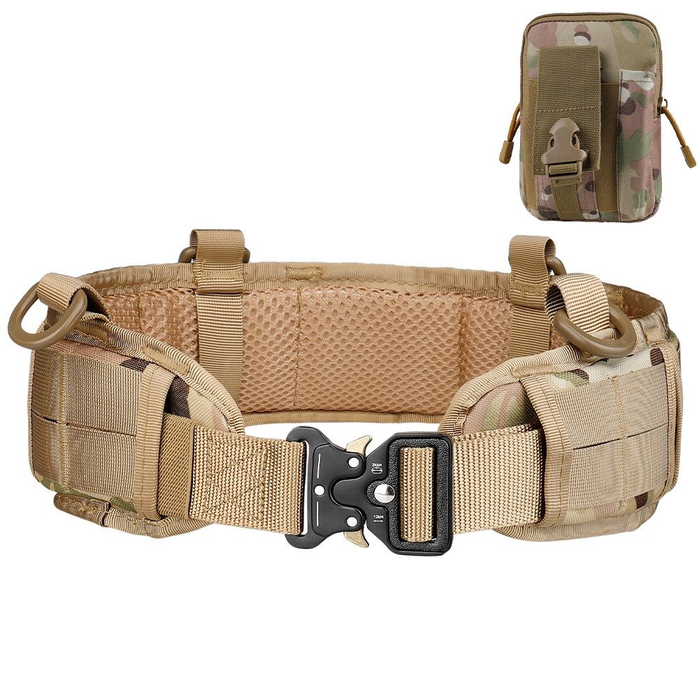 Multi Functional Quick Disassembly Tactical Belt Waist Cover Outdoor Training Cobra Belt Nylon Waist Belt Suit - Image 26