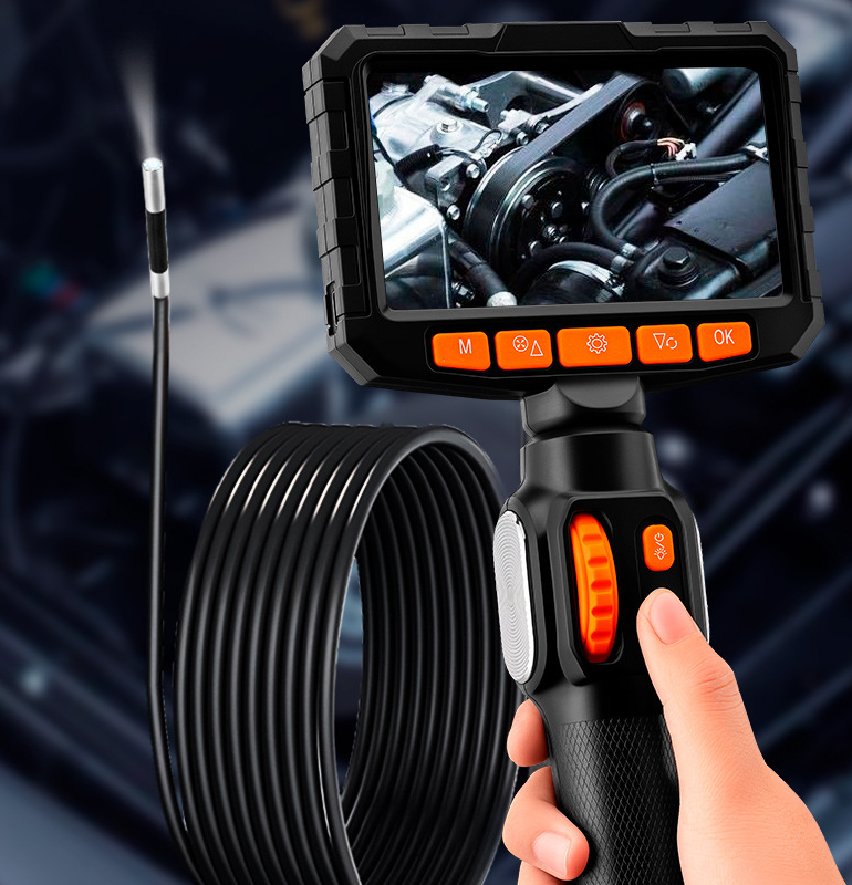 Endoscope auto repair engine carbon deposition detection industrial pipeline inspection 360 degree steering waterproof - Image 5