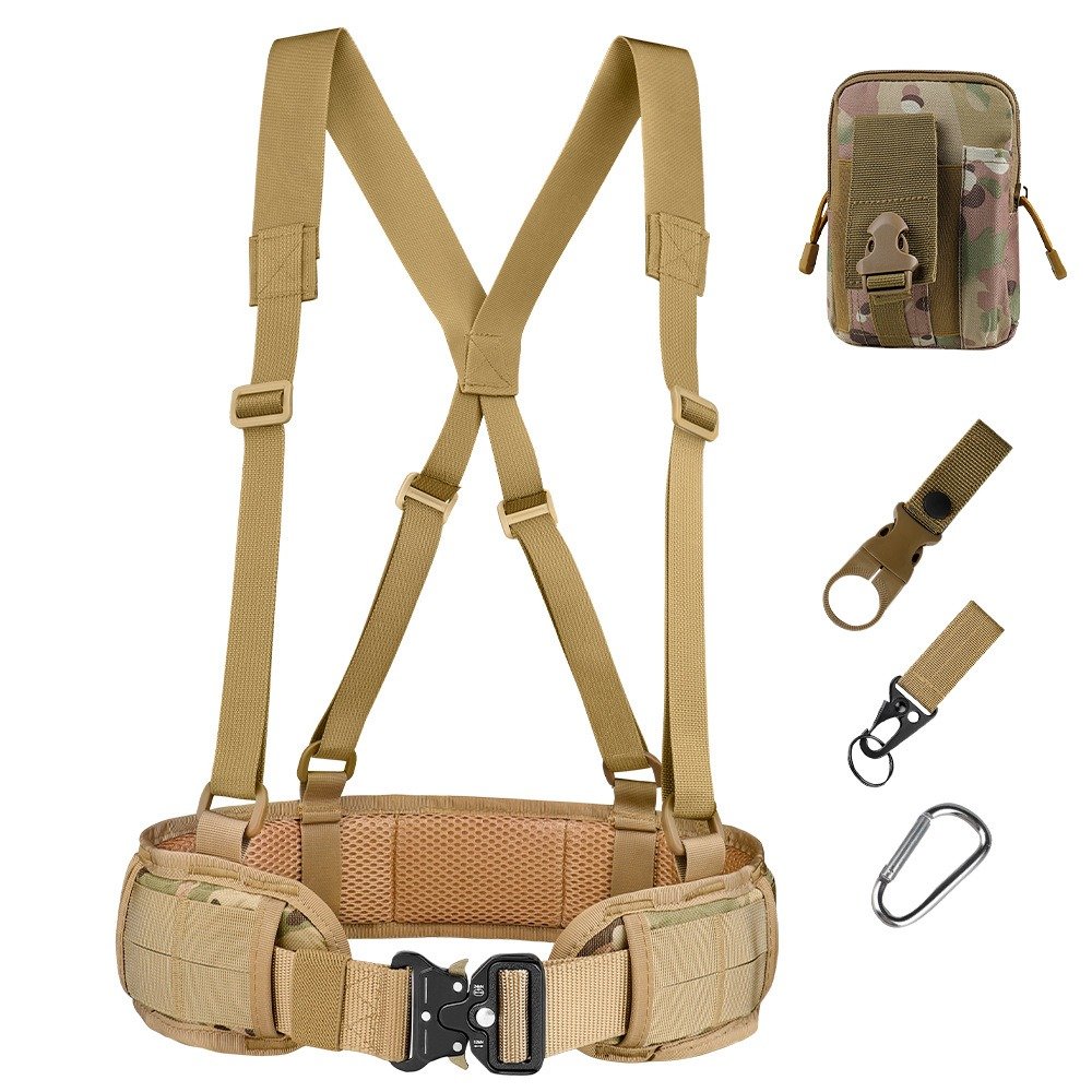 Multi Functional Quick Disassembly Tactical Belt Waist Cover Outdoor Training Cobra Belt Nylon Waist Belt Suit - Image 27