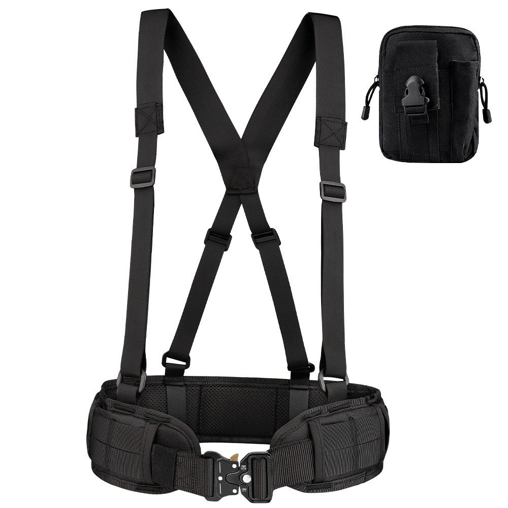 Multi Functional Quick Disassembly Tactical Belt Waist Cover Outdoor Training Cobra Belt Nylon Waist Belt Suit - Image 18