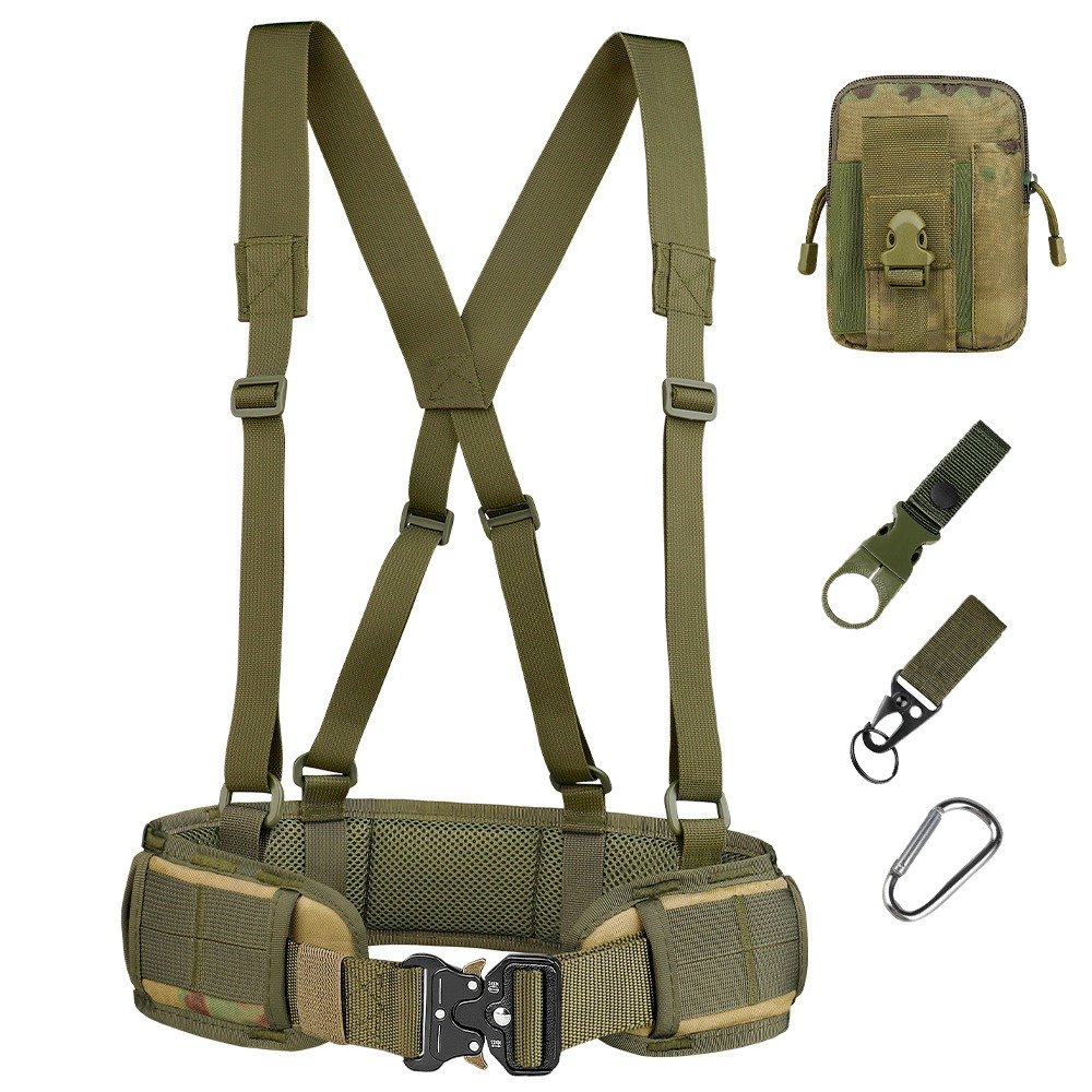 Multi Functional Quick Disassembly Tactical Belt Waist Cover Outdoor Training Cobra Belt Nylon Waist Belt Suit - Image 15