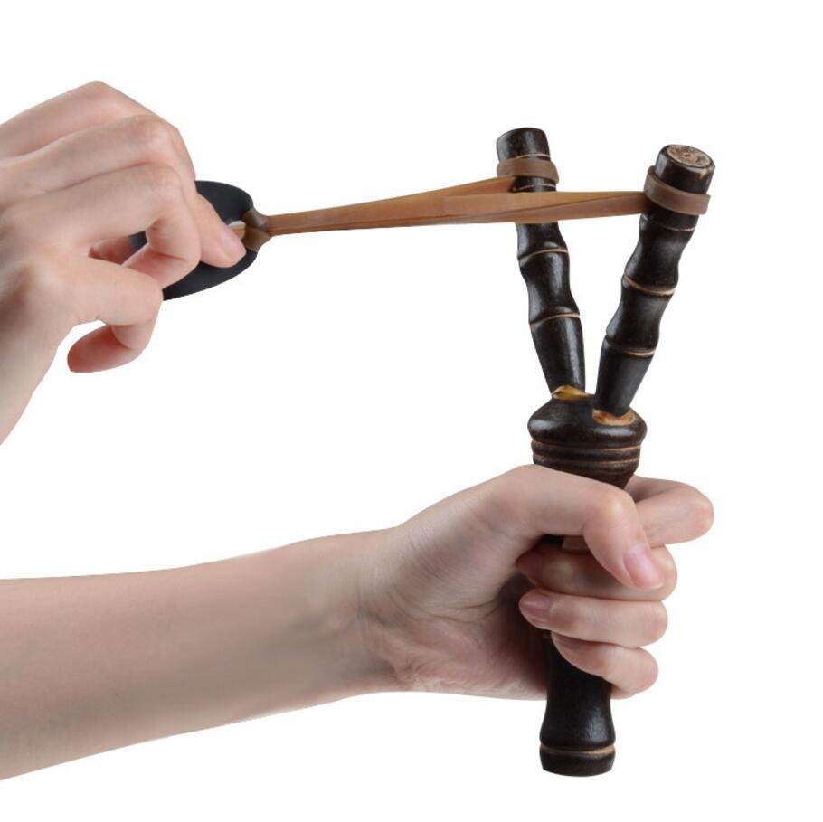 Powerful Sling Shot Bamboo Slingshot - Image 2
