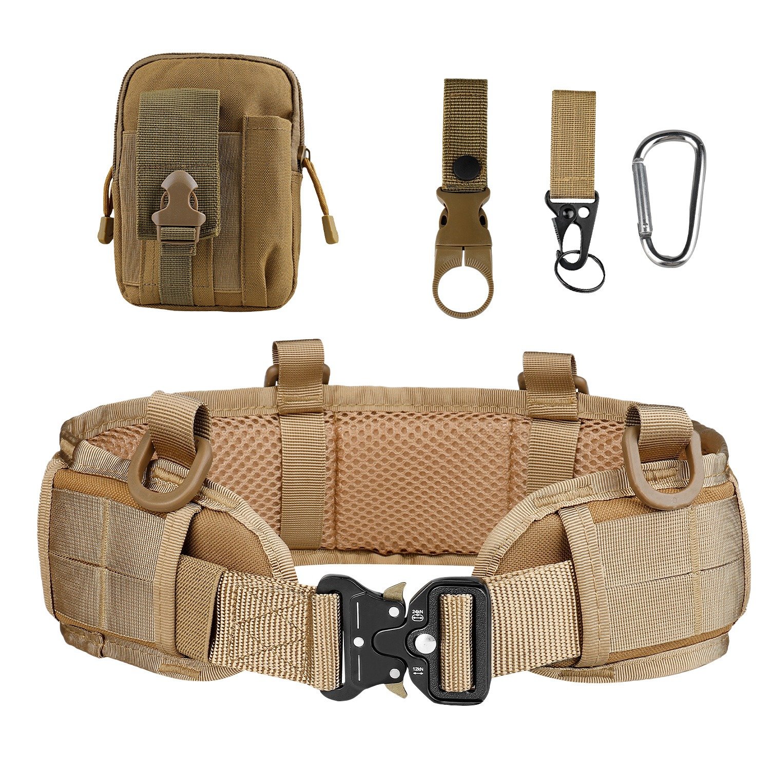 Multi Functional Quick Disassembly Tactical Belt Waist Cover Outdoor Training Cobra Belt Nylon Waist Belt Suit - Image 37