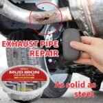 Heavy-Duty Exhaust Pipe Repair Kit - High-Temperature Resistant, Leak-Proof, Fast-Drying Formula - Versatile Epoxy Adhesive for Vehicles, Motorcycles, Diesel, Gas - Works with Exhaust, Turbo, Muffler