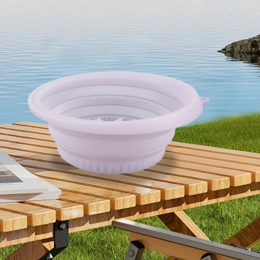 Folding Basin Silicone Facial Ice Bath Bowl for Ice with Built-in Ice Tray Efficient Washing Basin for Girls Cold Plunge Therapy - Image 5