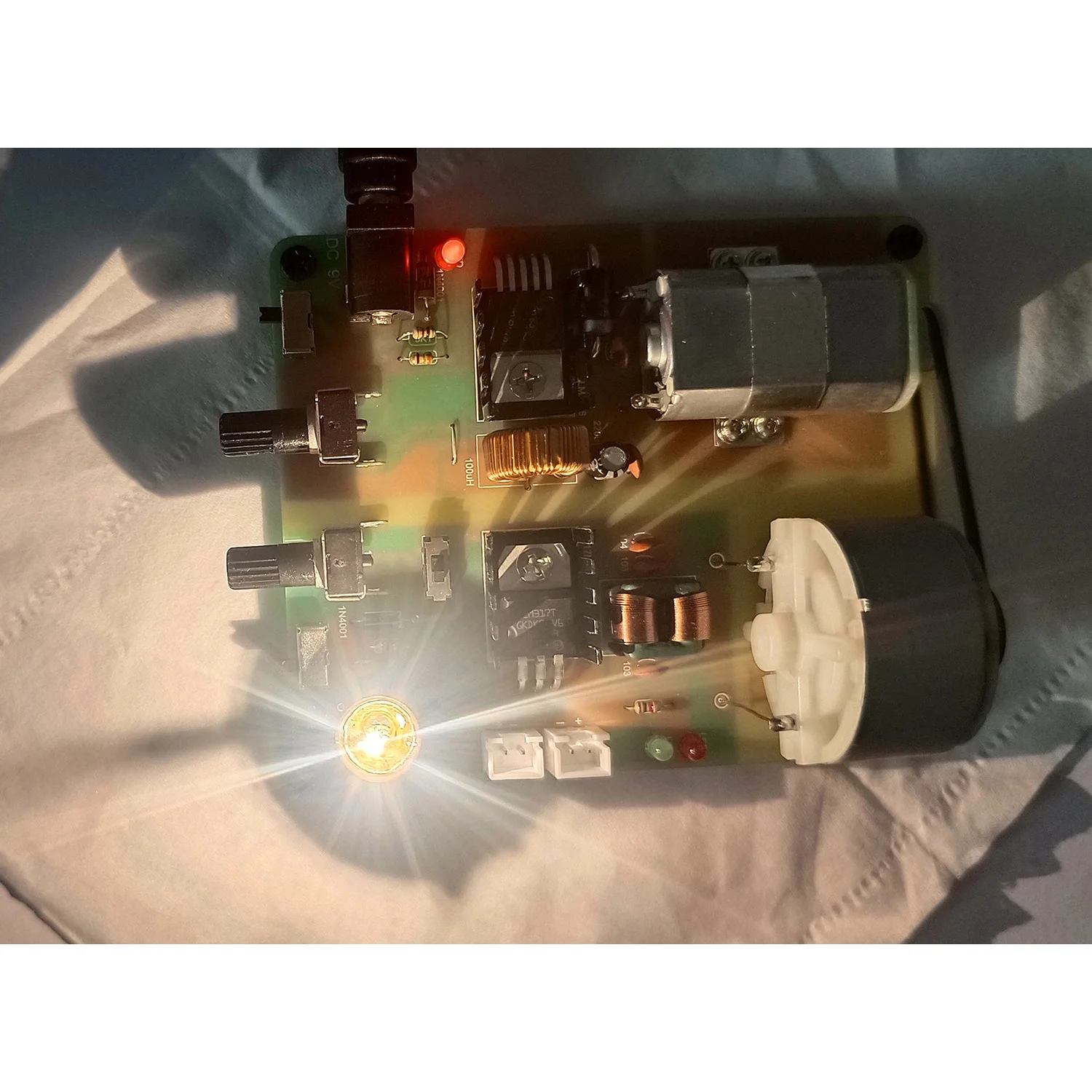 DC/AC generator, electric motor, student Hand generator model, power experimental Energy model - Image 5