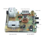 DC/AC generator, electric motor, student Hand generator model, power experimental Energy model