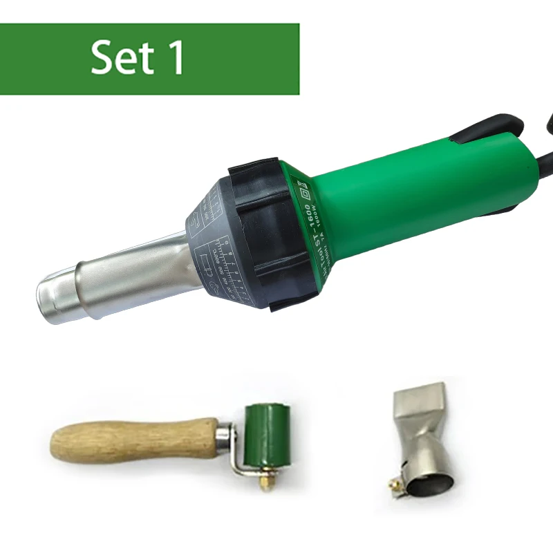 220V 1600W Integrated Plastic Welding Gun Temperature Adjusting Plastic Welding Torch Hot Air Torch Heat Gun With Tool Set - Image 6