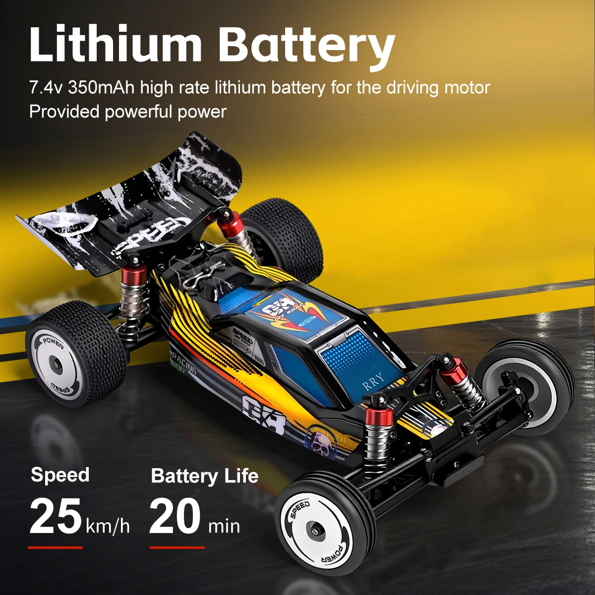 WLtoys 1/24 244016 RC Car 2WD 25km/H High-Speed Remote Control Racing Vehicle Electric Drifting Race Cars Model Toys for Kids - Image 5