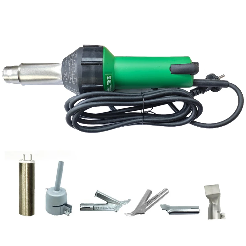 220V 1600W Integrated Plastic Welding Gun Temperature Adjusting Plastic Welding Torch Hot Air Torch Heat Gun With Tool Set - Image 4