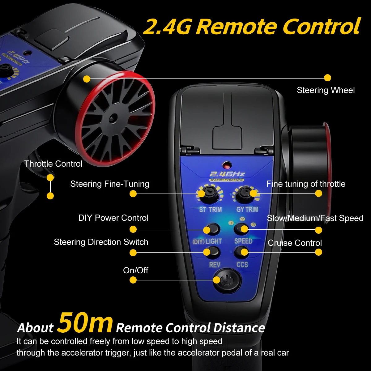 WLtoys 1/24 244016 RC Car 2WD 25km/H High-Speed Remote Control Racing Vehicle Electric Drifting Race Cars Model Toys for Kids - Image 6