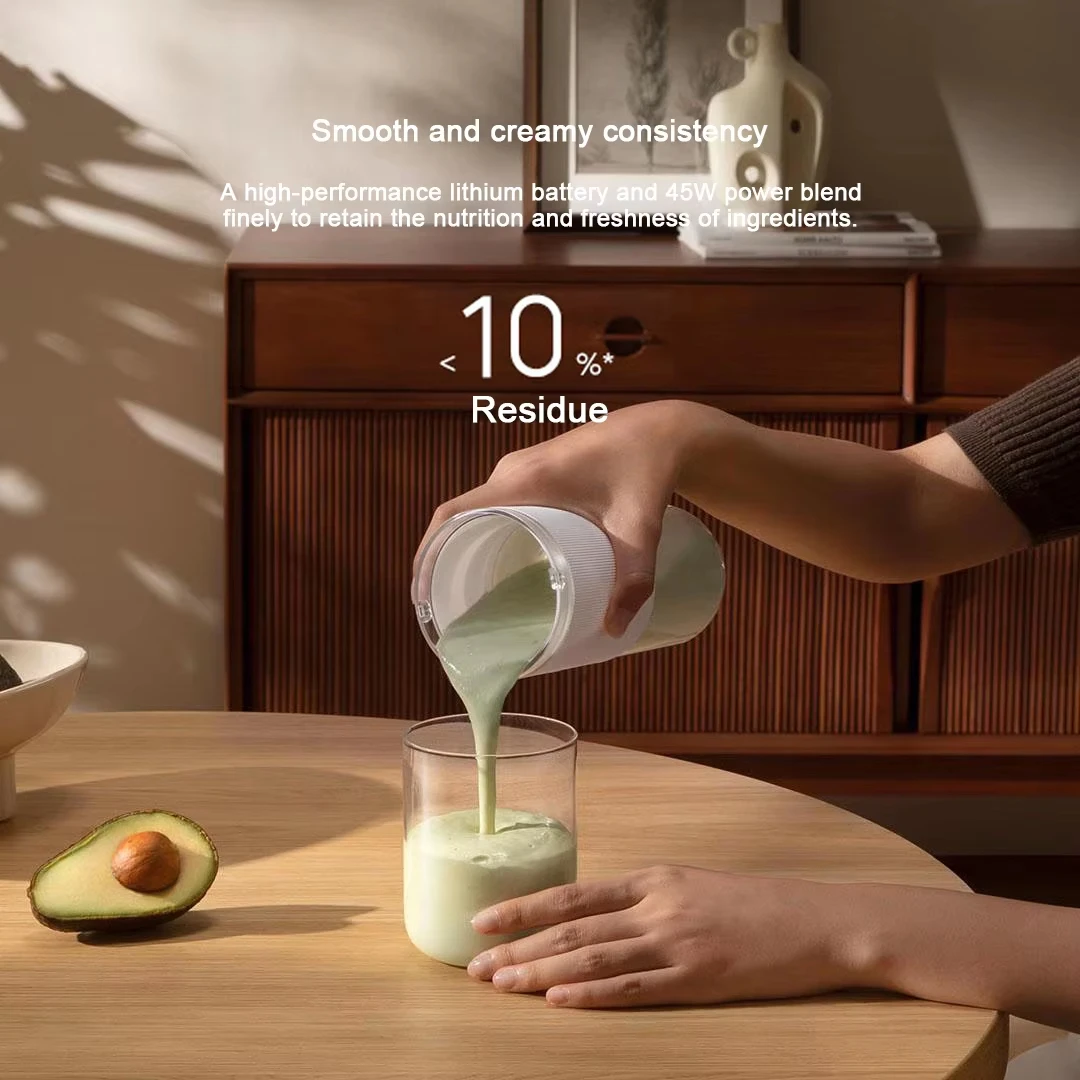 Portable Blender Multifunctional automatic cleaning 300ML Capacity Mixer Cup Juicer Machine Mixing cup,19,500RPM - Image 4