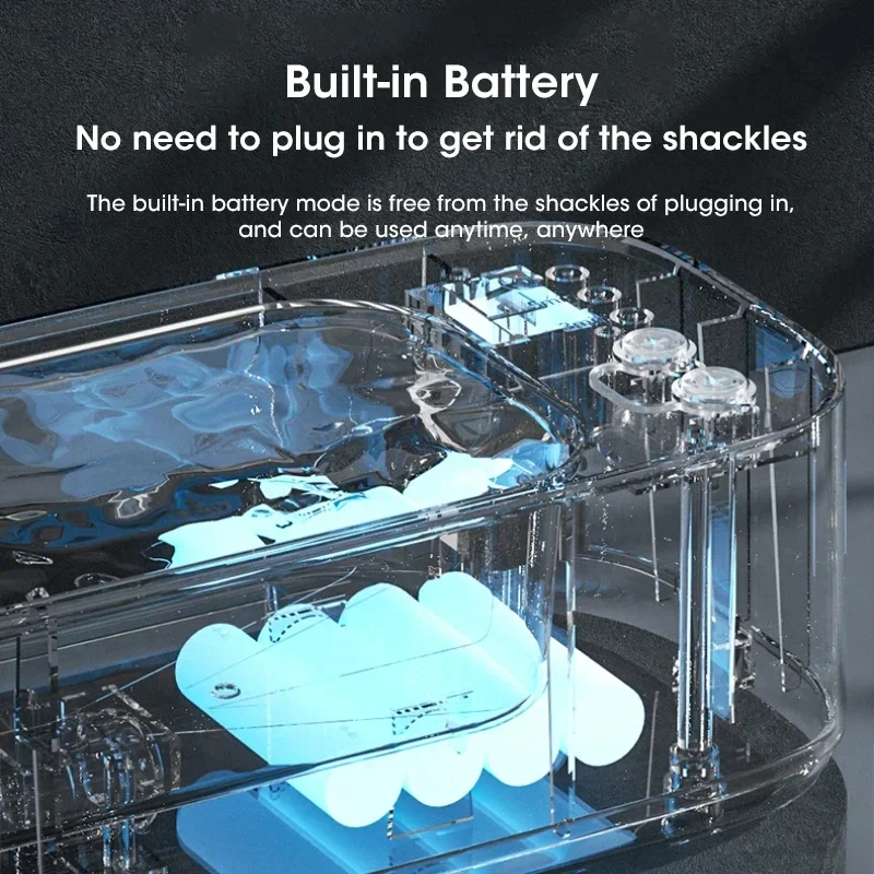 Ultrasonic Cleaning Machine Mini High-frequency Vibration Cleaning Adjustable Glasses Jewelry Pacifier Timed Cleaning Tool - Image 6