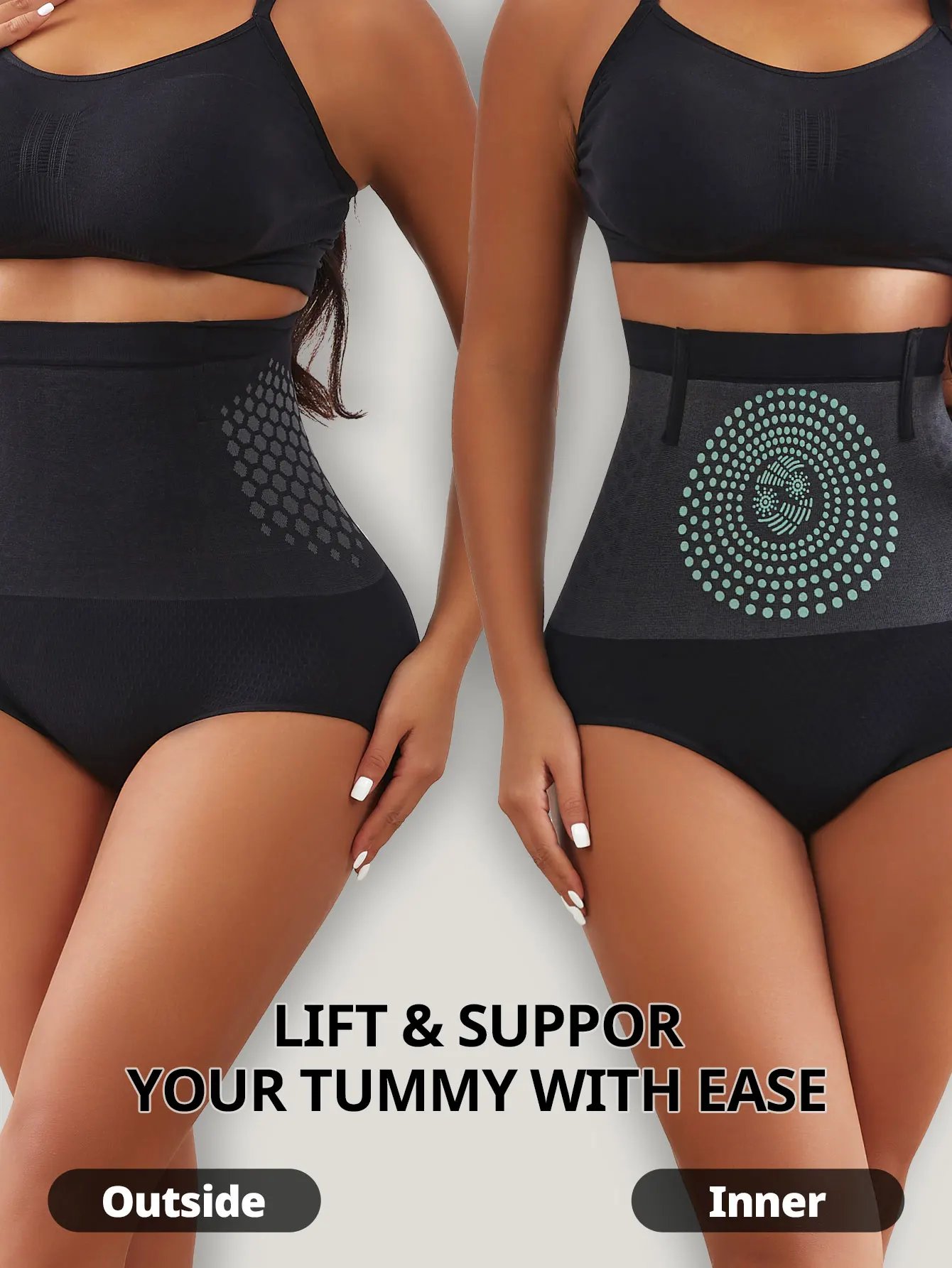 Seamless Women's High Waist Abdomen Control Panties Magnetic Therapy Warm Uterus Underwear Body Shaping Briefs Seamless Women's High Waist Abdomen Control Panties Magnetic Therapy Warm Uterus Underwear Body Shaping Briefs