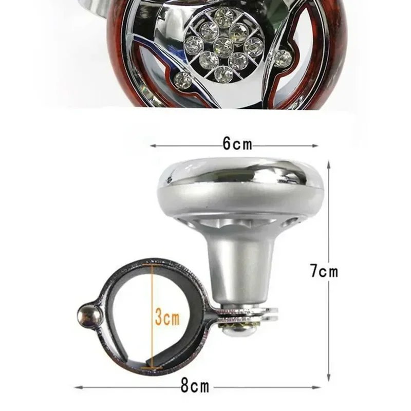 Universal Car Steering Wheel Spinner Knob Ball Power Handle Assister for Car And Truck - Easy Grip Control - Image 5