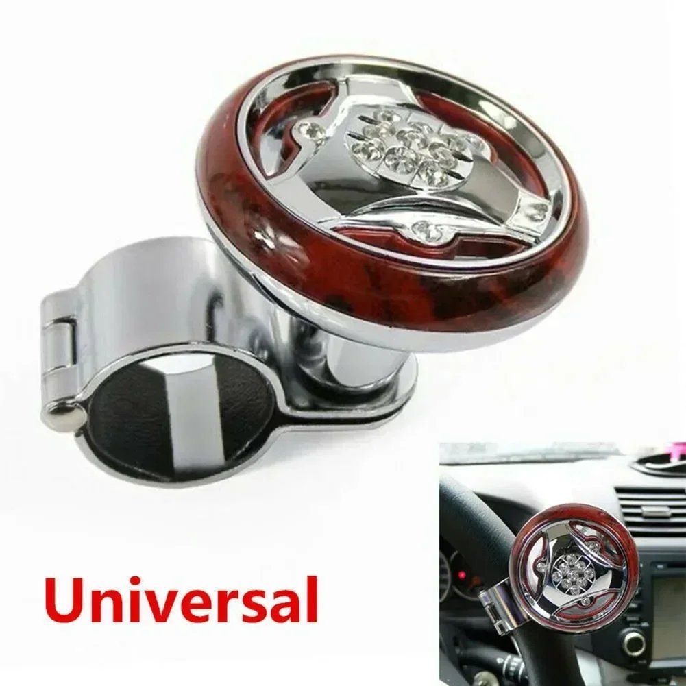 Universal Car Steering Wheel Spinner Knob Ball Power Handle Assister for Car And Truck - Easy Grip Control